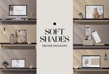 Soft Shades Device Mockups