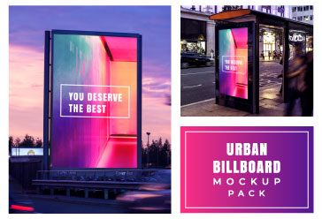 Urban Billboard Mockup Pack