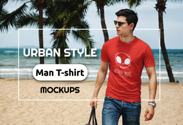 Urban Style Man T-shirt Mockups