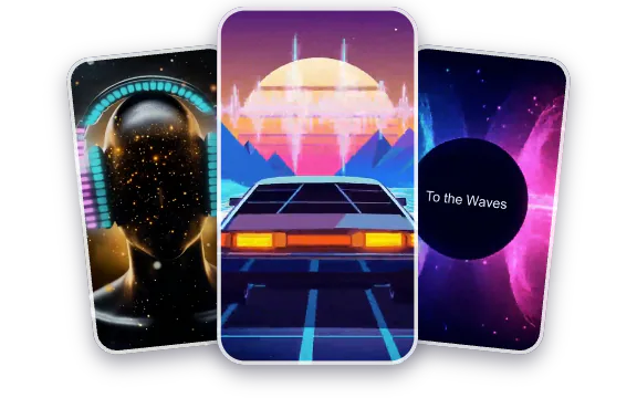Spotify Canvas loop collage