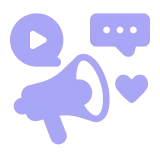 Social media news clip icon