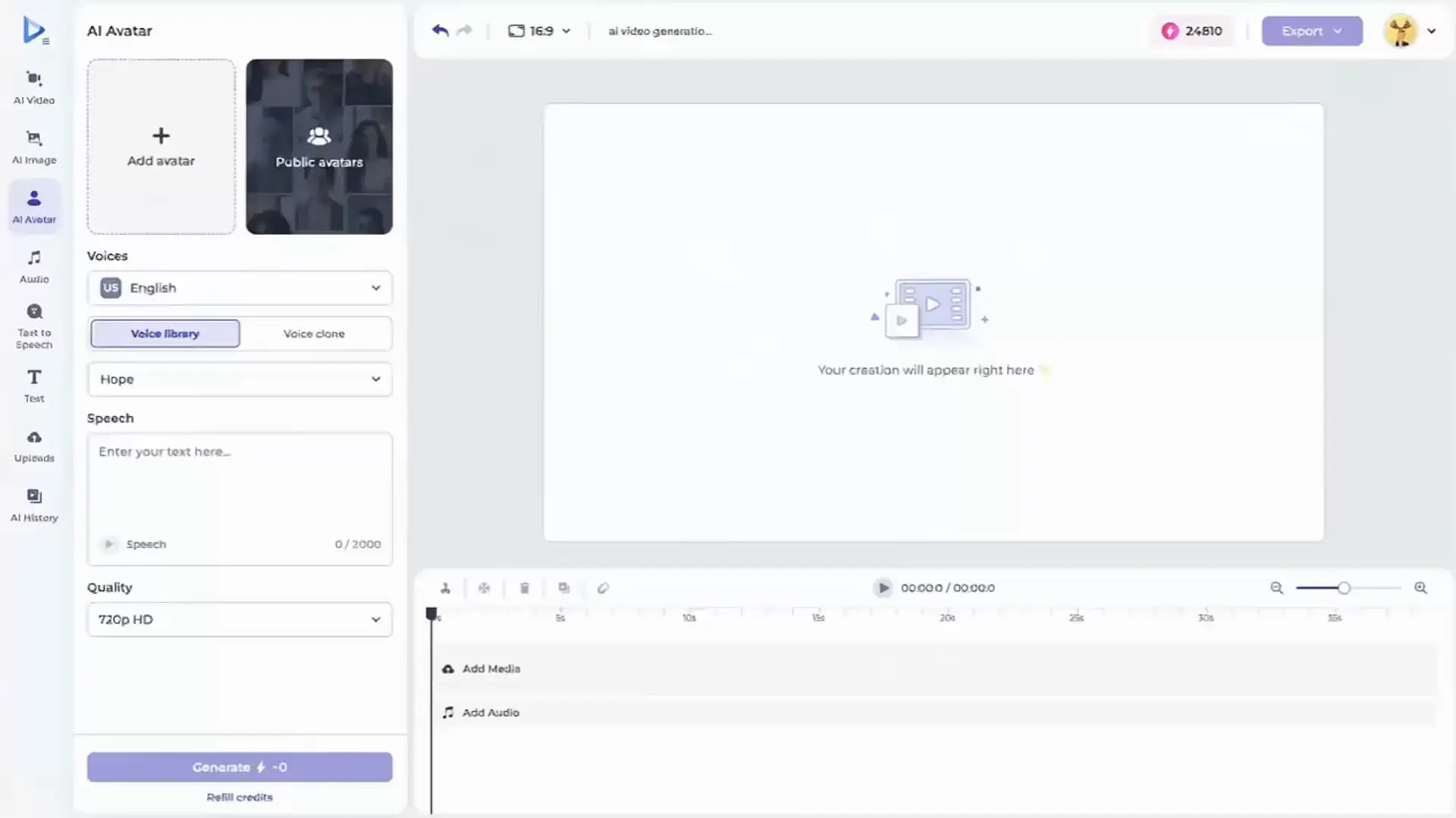 AI 아바타 제작