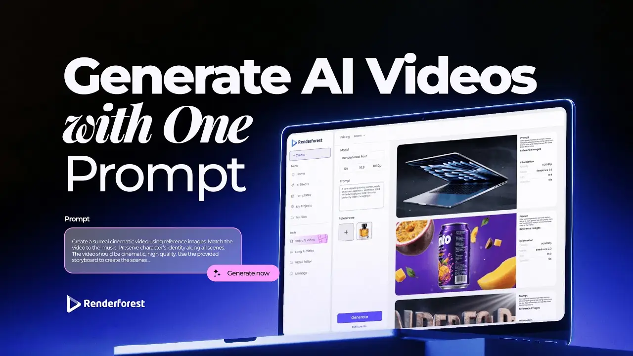 AI video generator walkthrough