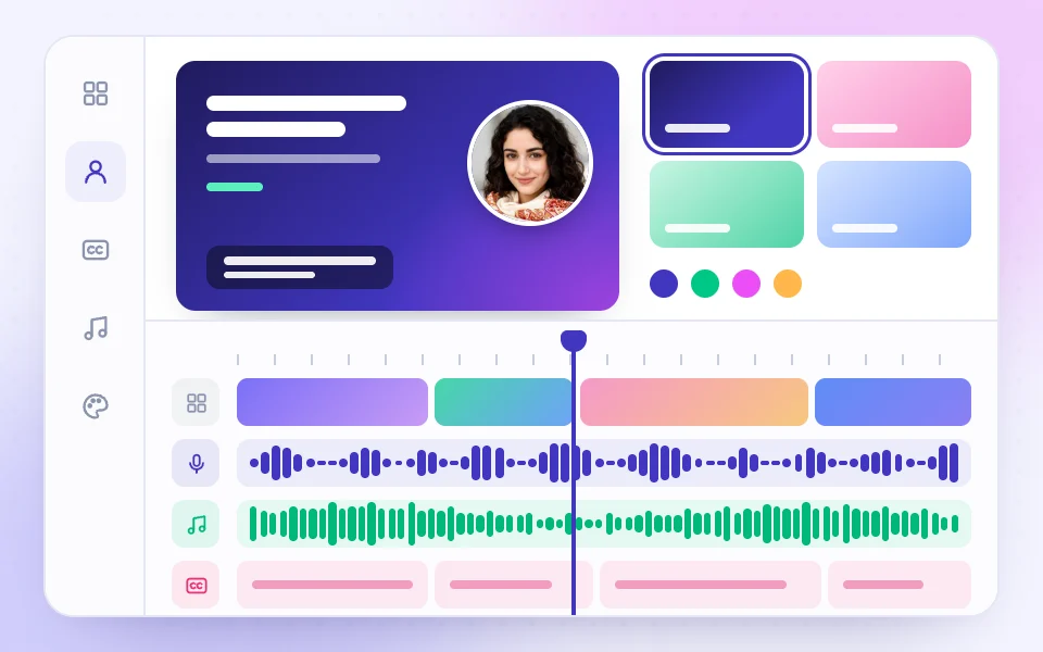 Video editor timeline