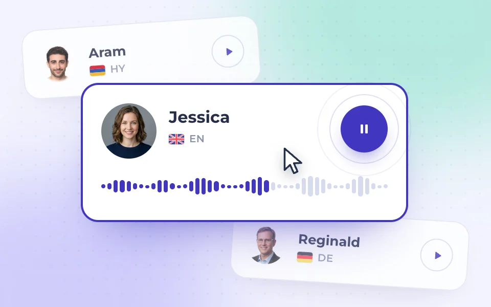 Voice sample preview