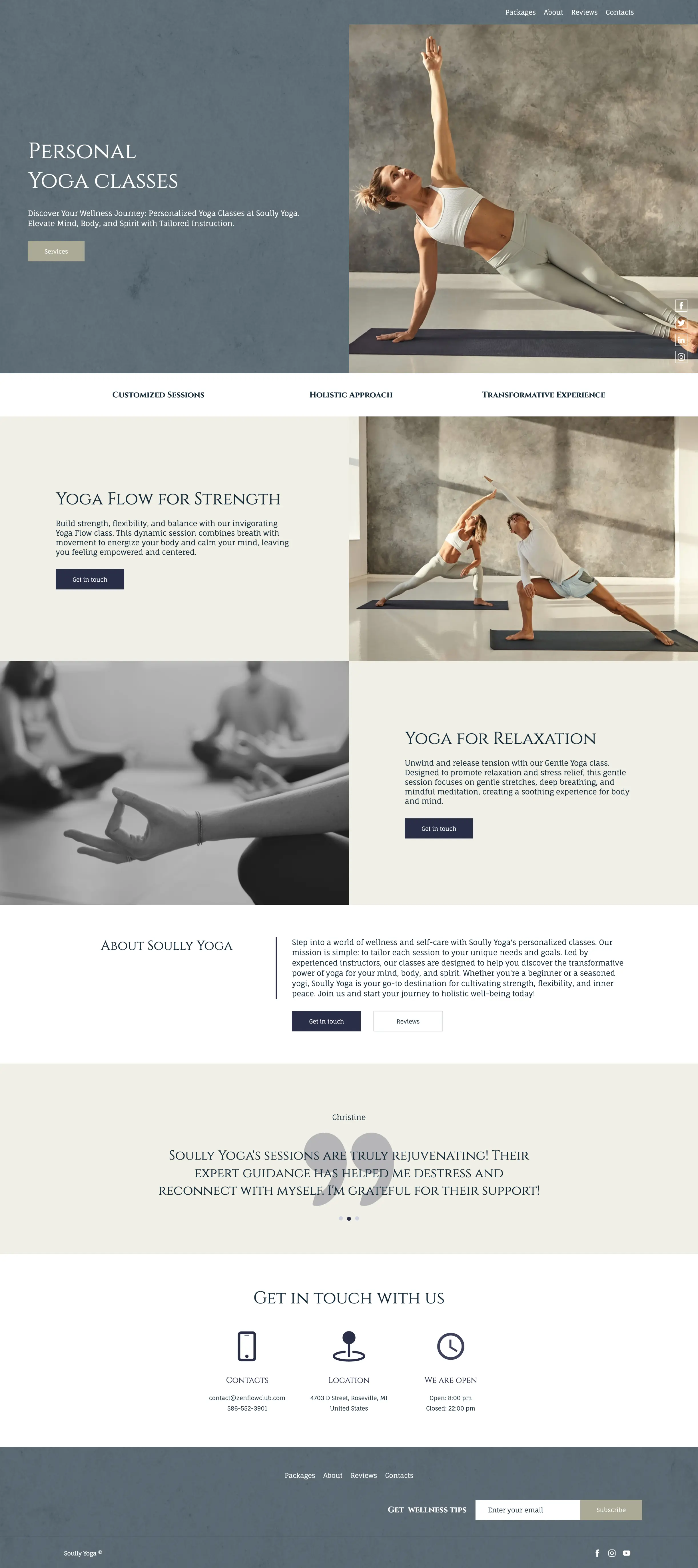 Yoga Template