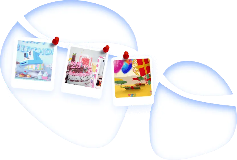 Pick an animated greeting template