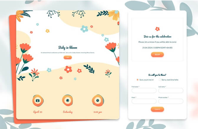 Floral Baby Shower