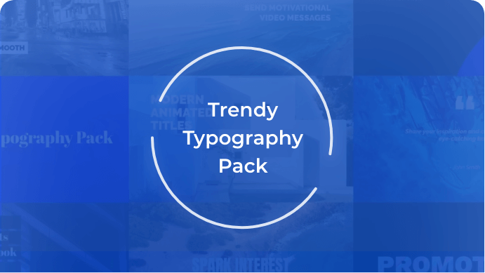 Modernes Typografiepaket