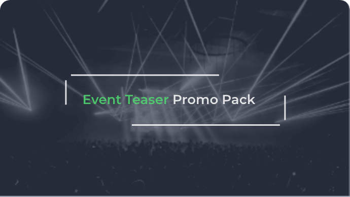 Werbepaket für Event-Teaser
