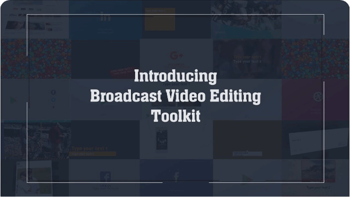 Broadcast Videobearbeitungs-Toolkit