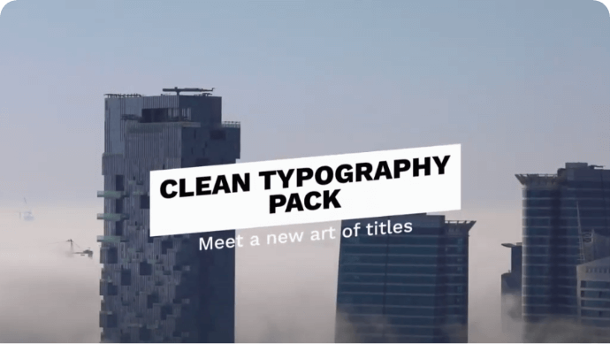 Einfache Typografie Paket