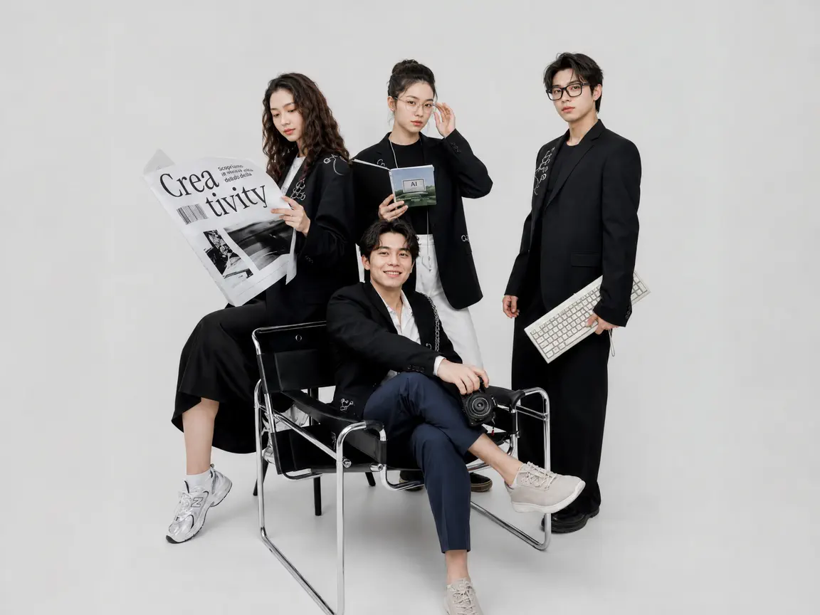 Agency creative team portrait