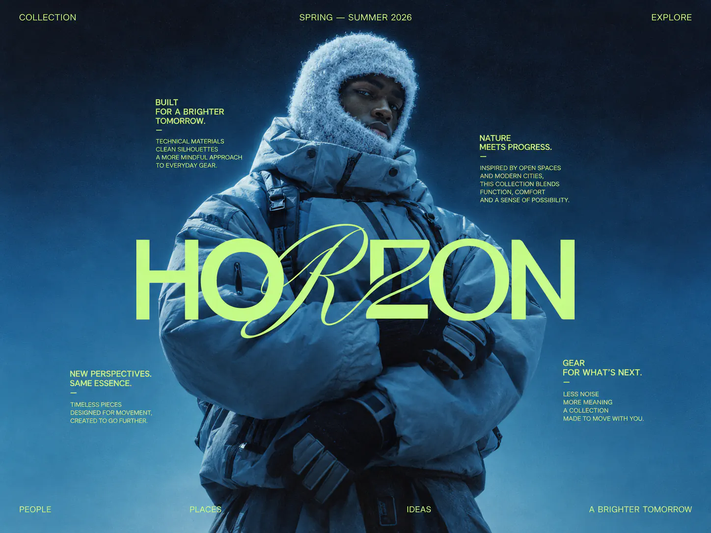 Horizon fashion campaign poster