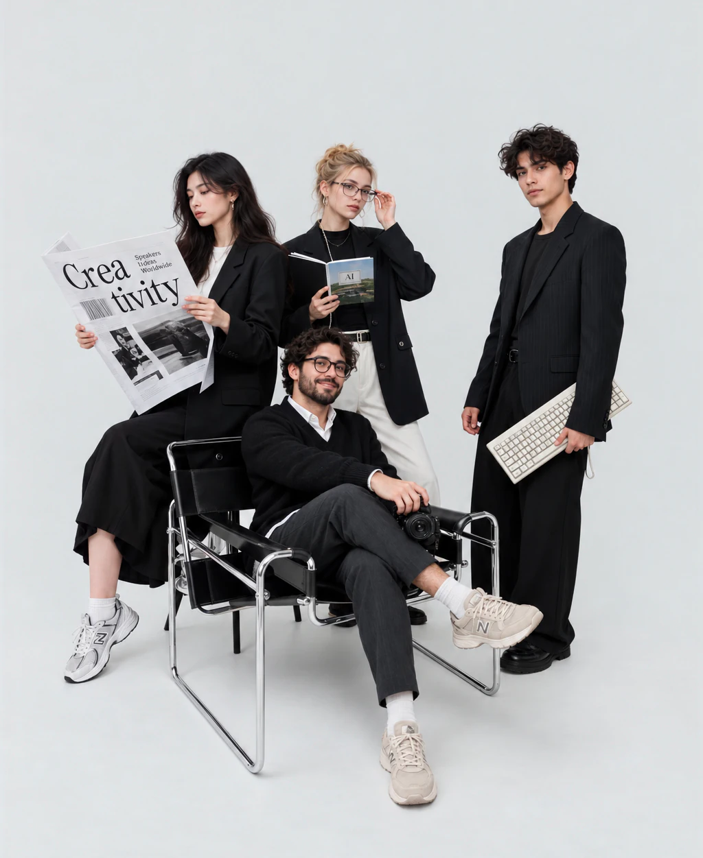 Creative team photo shoot