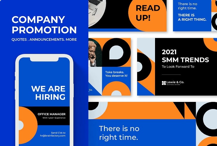 Набор дизайнов: Продвижение компании