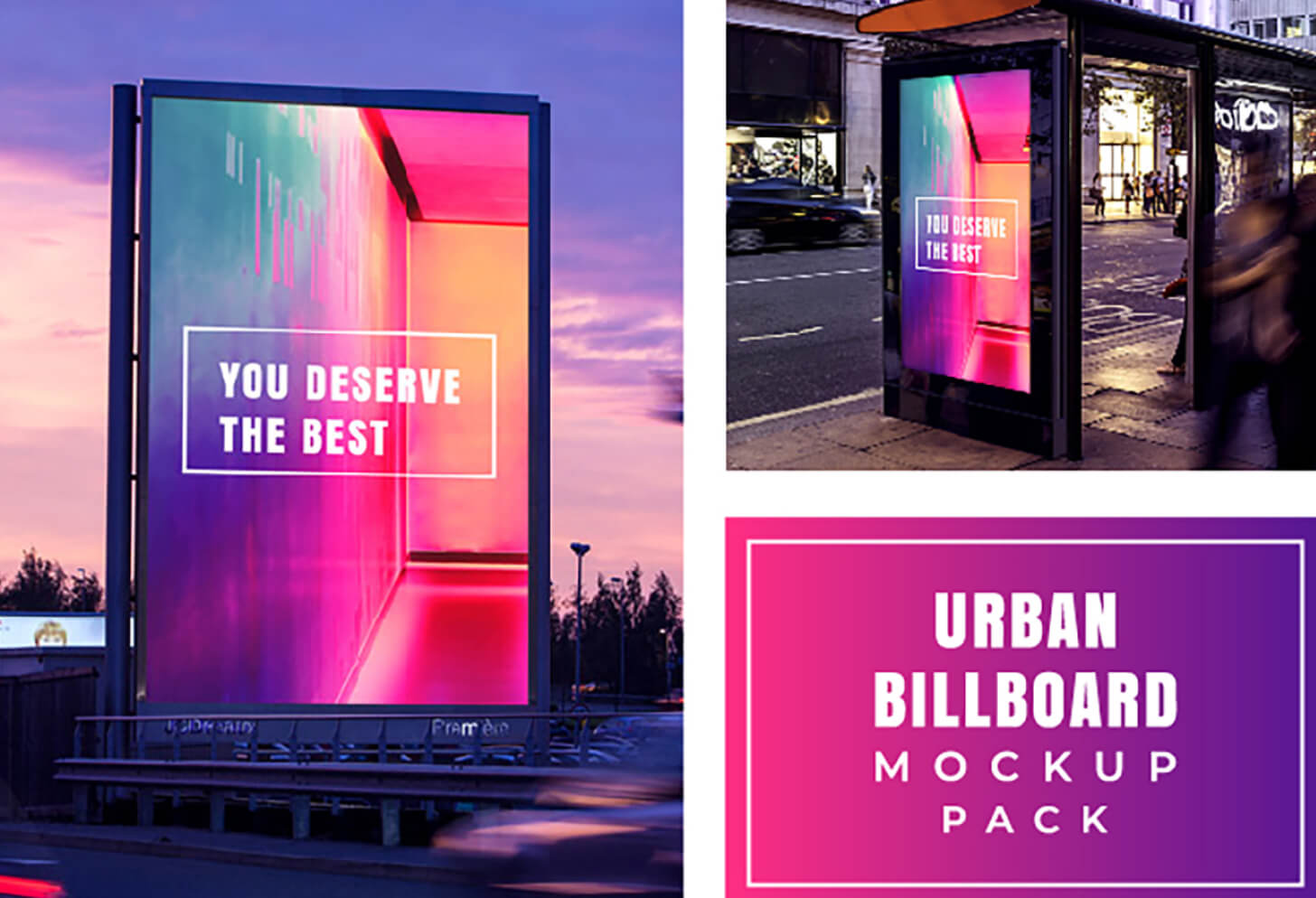 Urban Billboard Mockup Pack - thumbnail image