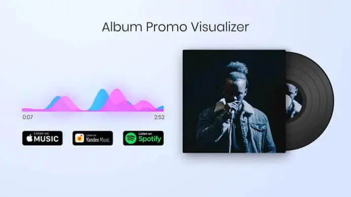 앨범 프로모 비주얼라이저 preview