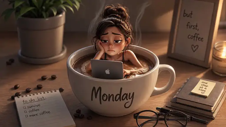 Monday coffee mug