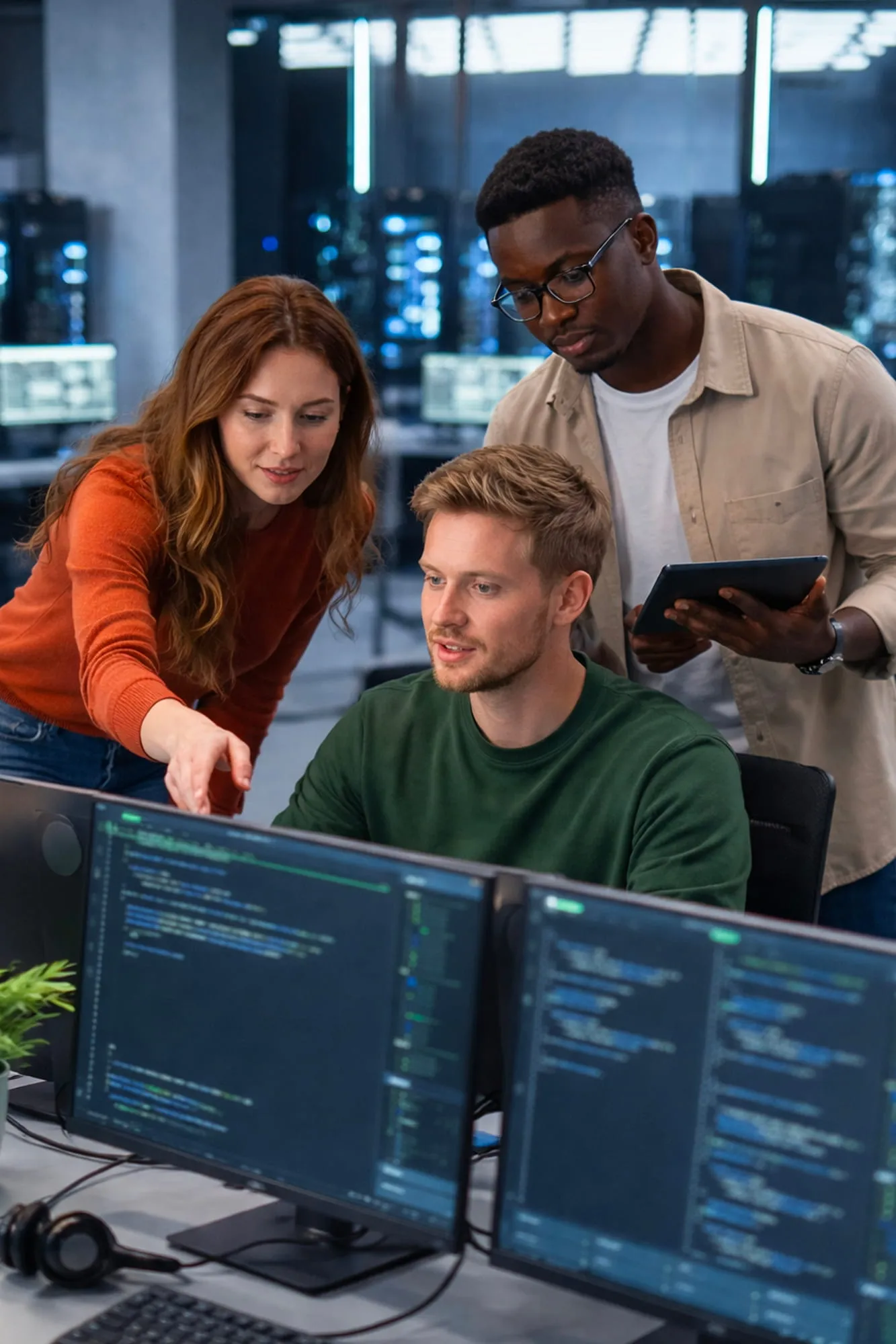 SOC and security operations team producing threat intelligence and incident response videos