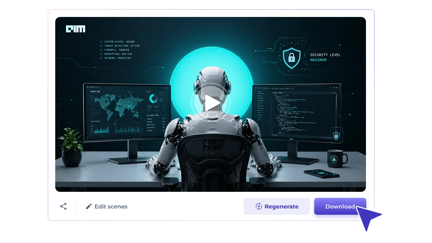 AI video editor for IT and security teams showing the Smart Edit timeline