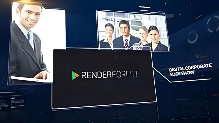 Digital Corporate Slideshow template