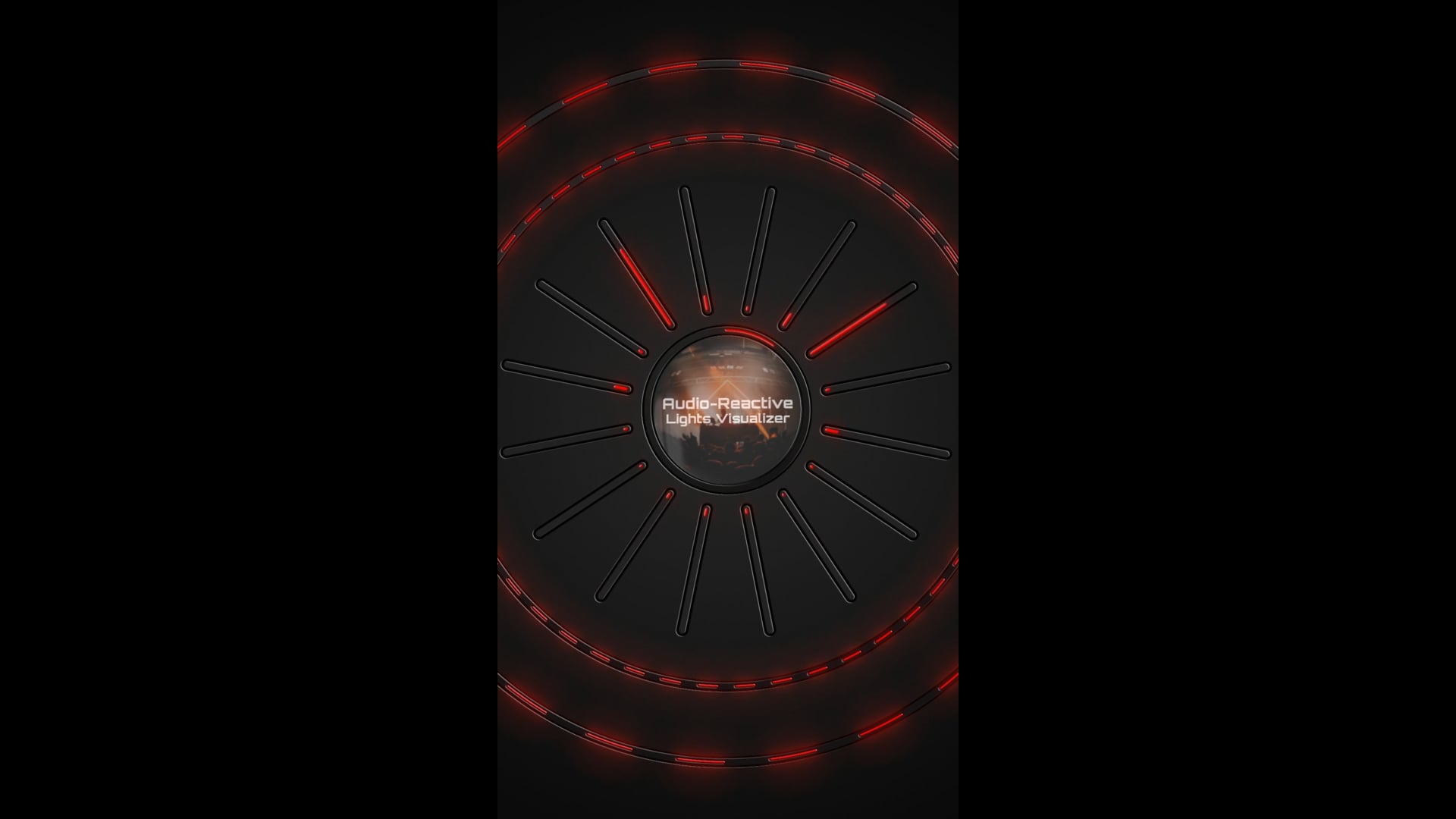 Audio-Reactive Lights Visualizer (Portrait) | Renderforest