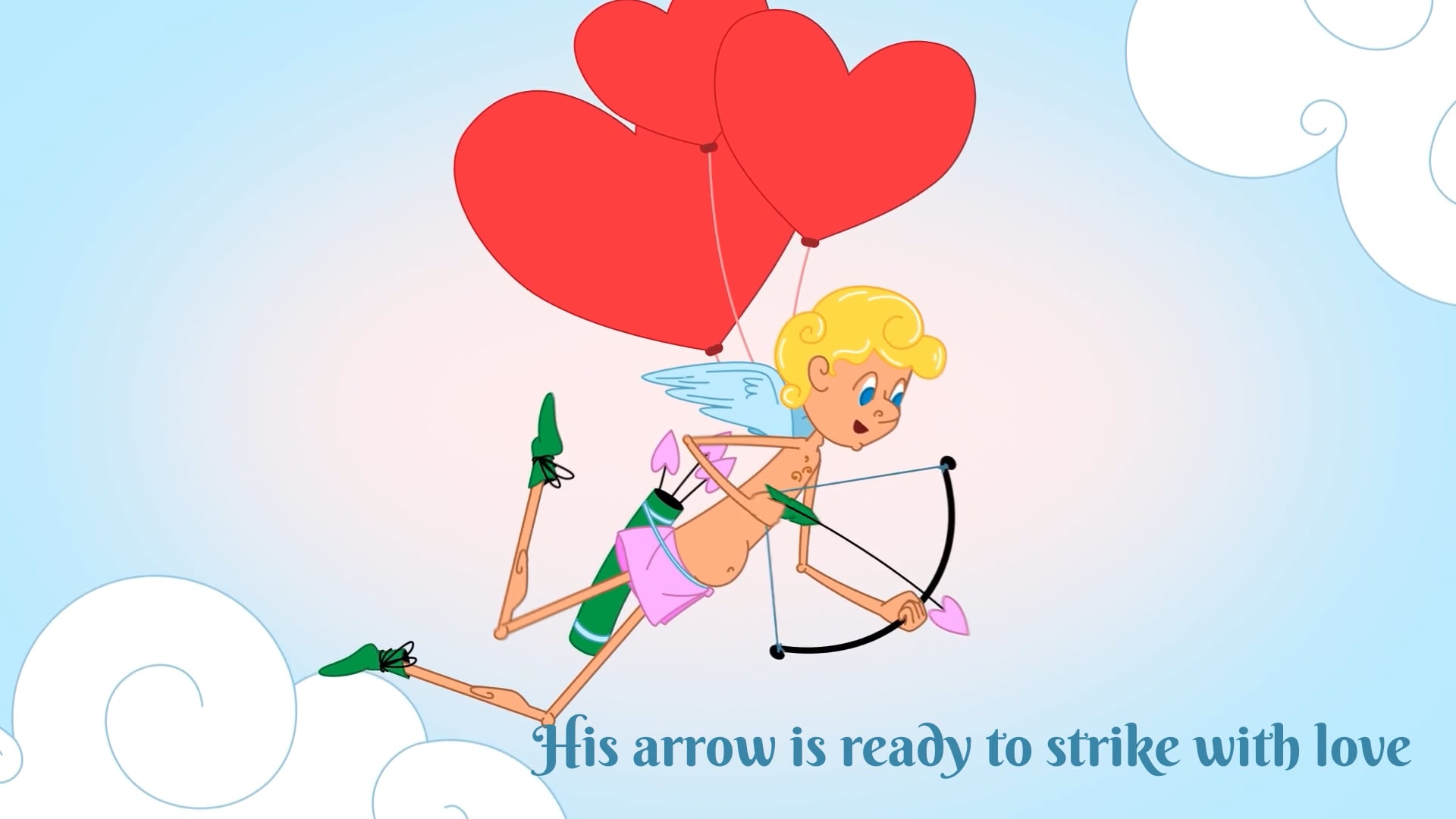 Valentine's Day Cupid Intro (Widescreen) | Renderforest
